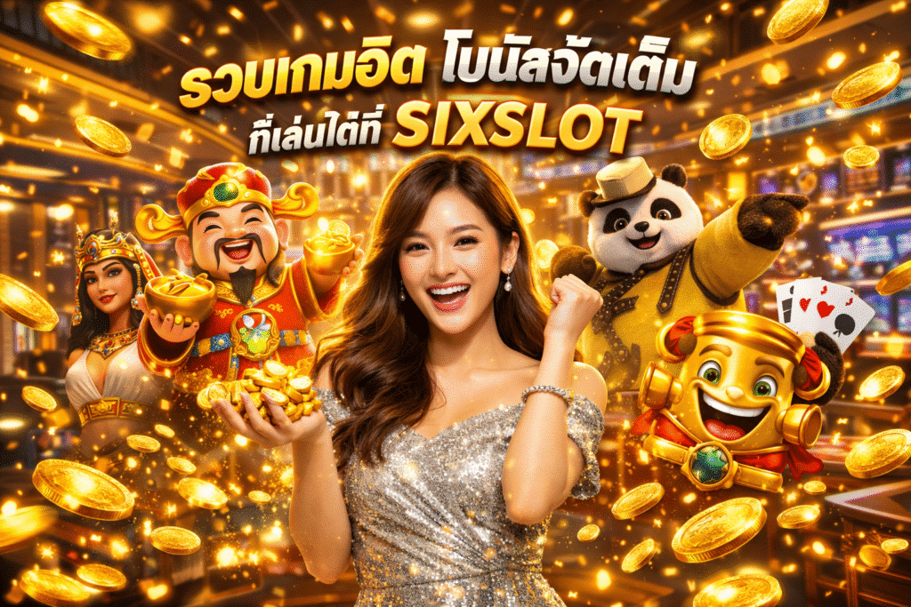 รวมเกมฮิต โบนัสจัดเต็ม ที่เล่นได้ที่ SIXSLOT