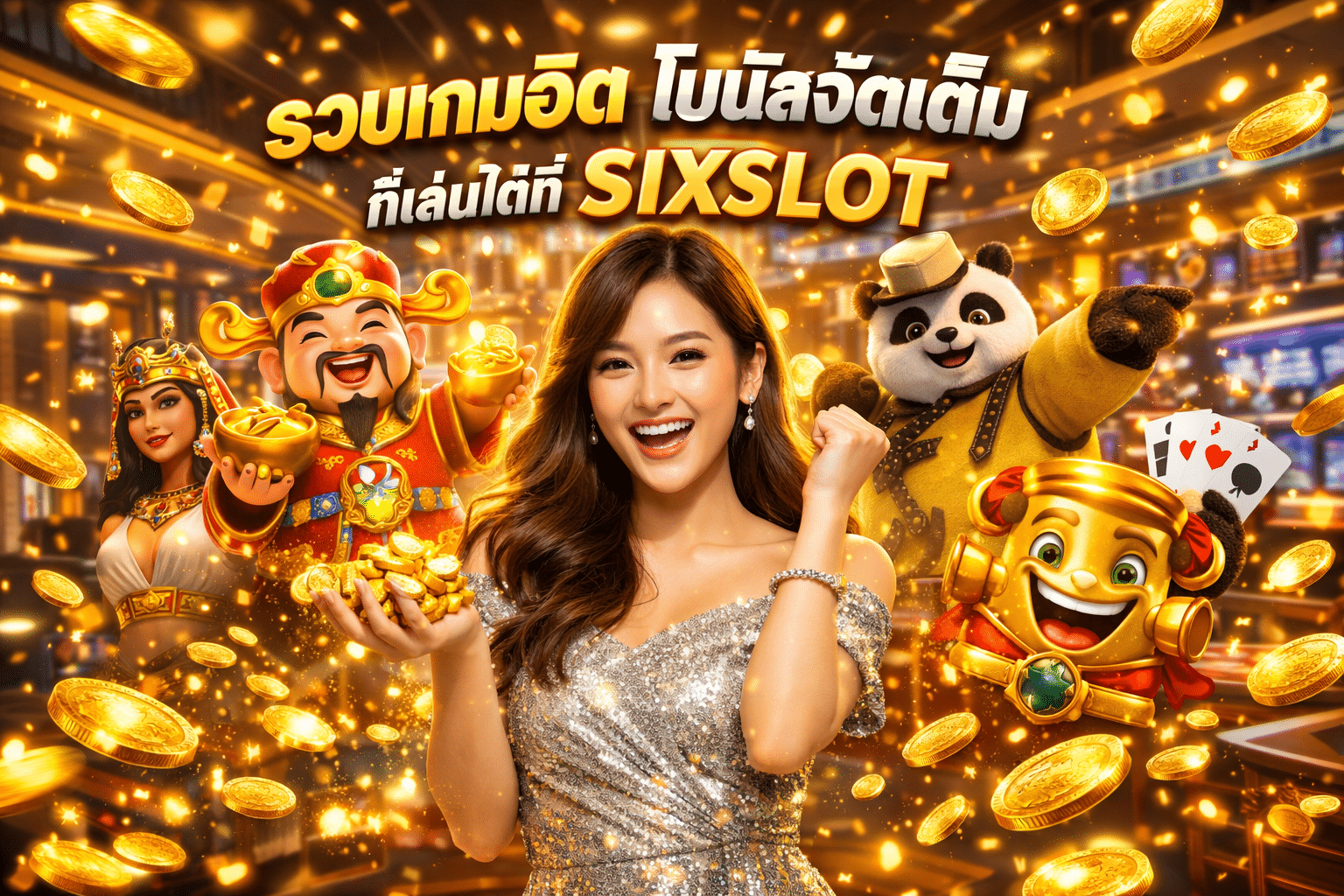 รวมเกมฮิต โบนัสจัดเต็ม ที่เล่นได้ที่ SIXSLOT