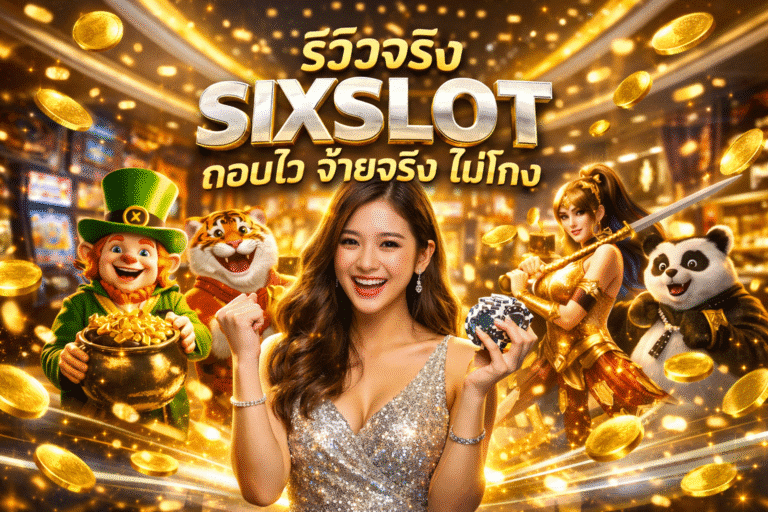 รีวิวจริง SIXSLOT ถอนไว จ่ายจริง ไม่โกง