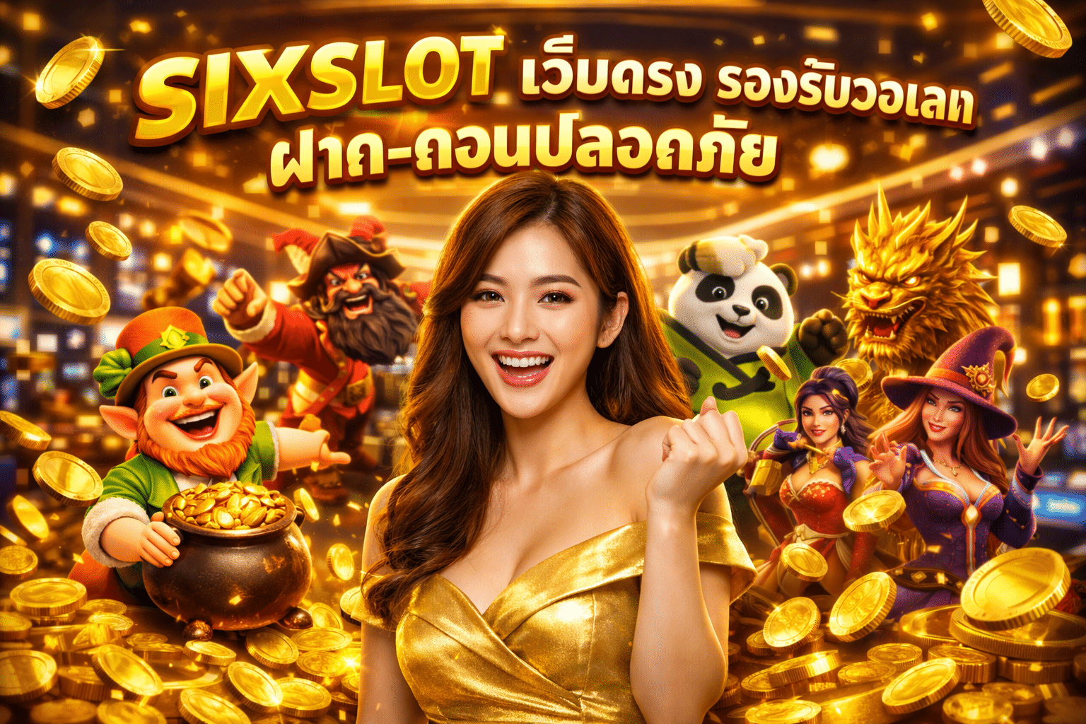 SIXSLOT เว็บตรง รองรับวอเลท ฝาก-ถอนปลอดภัย